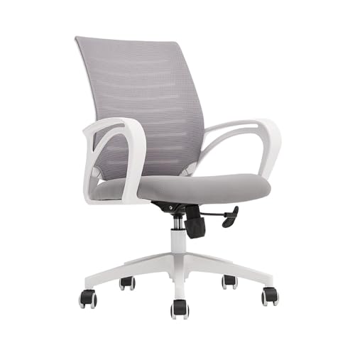 TBSZCM Arbeitsstuhl Ergonomischer Bürostuhl Home Wheels Mid Back Mesh Büroschreibtisch Rolling Swivel Arbeitsstuhl Gaming-Stühle Run forward