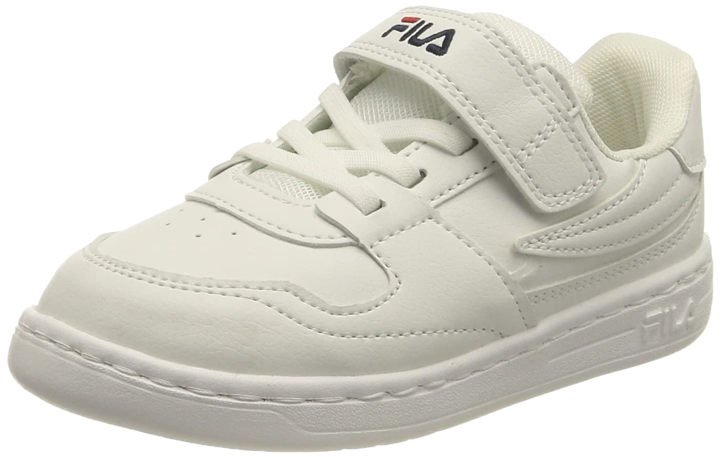 FILA Jungen Unisex Kinder FXVENTUNO Velcro TDL Sneaker, White, 24 EU