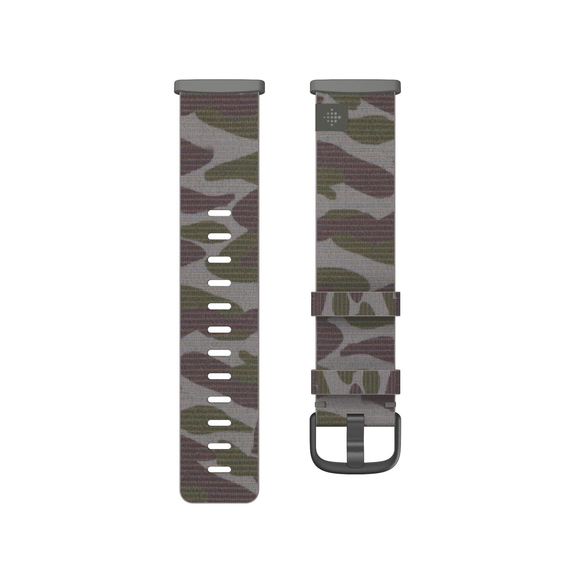 Gewebearmband in Camouflage Fitbit Versa 3 / Sense