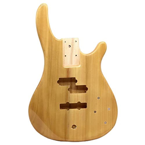 Gitarrenkörper Pappelholz-elektrischer Bass-Gitarre-Körper-natürlicher Farbgitarre-Fass Hohe Glanz-Finish-Holzkörper-Gitarren-Teile Gitarrenkörper