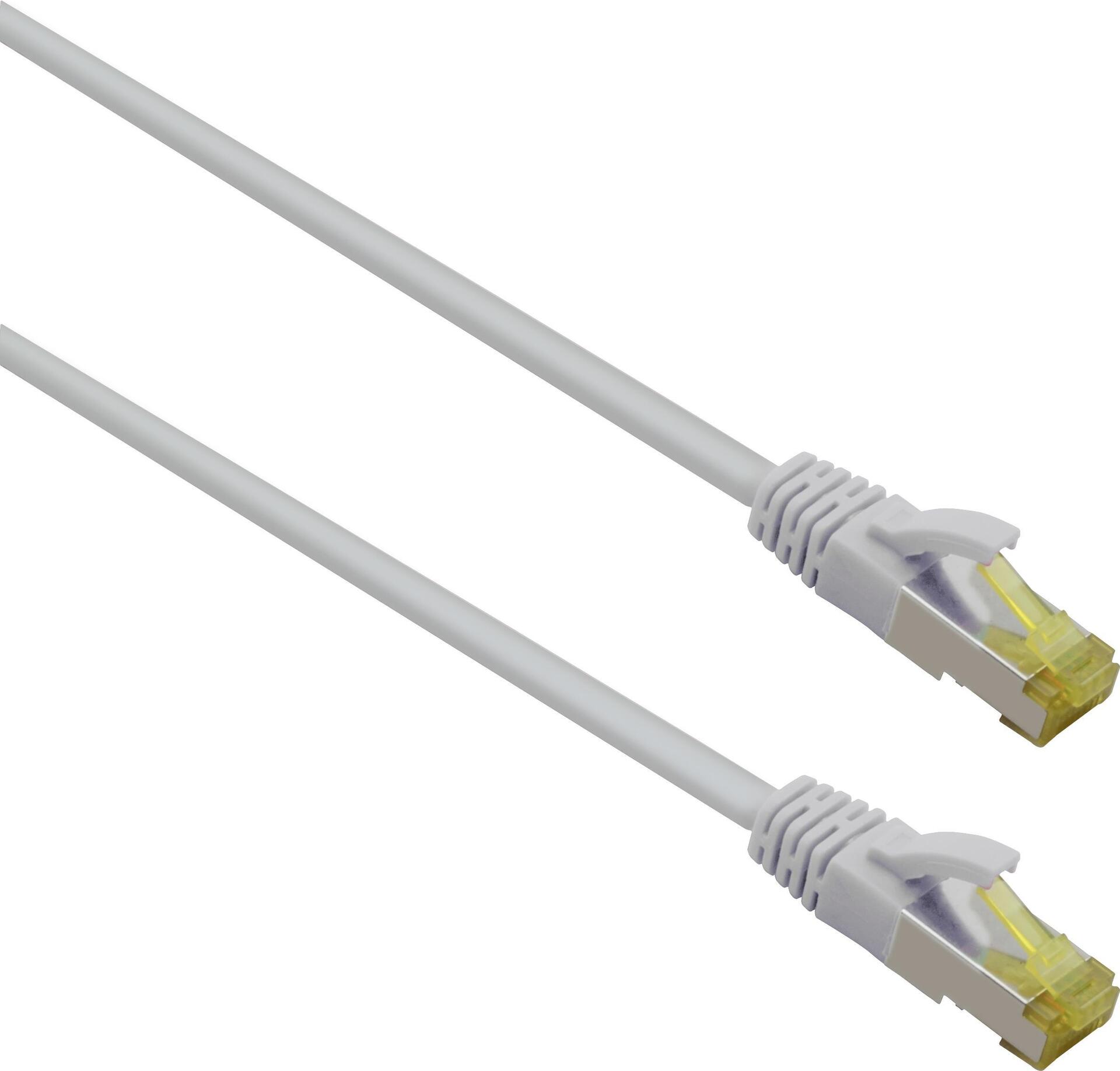 Helos ultra flex - Patch-Kabel - RJ-45 (M) zu RJ-45 (M) - 20 m - S/FTP - CAT 6a - halogenfrei - Grau