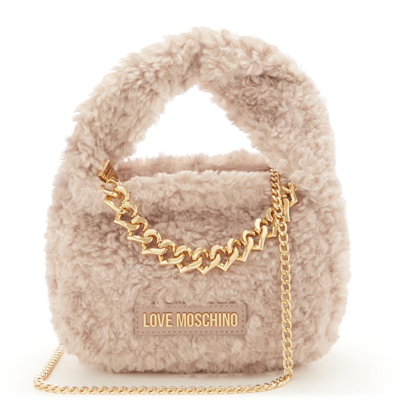 Love Moschino Damen Handtasche, grau