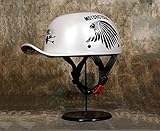 Retro Halb Offener Motorradhelm Open Face Halbhelme - ECE Zertifizierung Baseball Cap Style Helm - Männer Und Frauen Motorrad Halbschale Helm Für Bike Cruiser Chopper Moped Scooter JetHelm