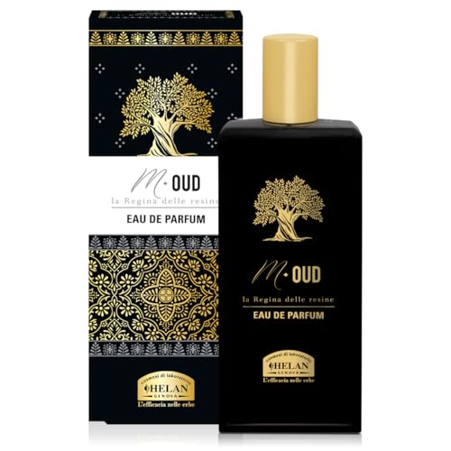 Helan, M Oud Herren Parfüm Frische Zitrusfrüchte, Eau de Parfum mit aromatischen Noten von Oud & Tabak | Ideale Männerduft als Geschenk für Männer | 100ml | Made in Italy