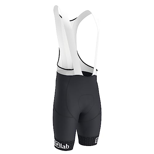 SQlab Unisex - Erwachsene ONE12 SQ-Short Fahrradhose Schwarz-Weiß XL