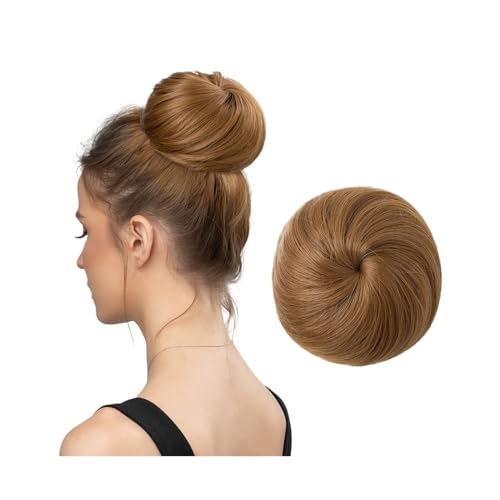 Haarteil Haargummi Synthetisches Haar, Dutt-Verlängerung, Clip-in-Haarteil, Kunsthaar-Schwanz, Donut, Kordelzug, Chignon, Haarteil, Hochsteckfrisur, Haarteil, Pferdeschwanz Haarverlängerung(27)