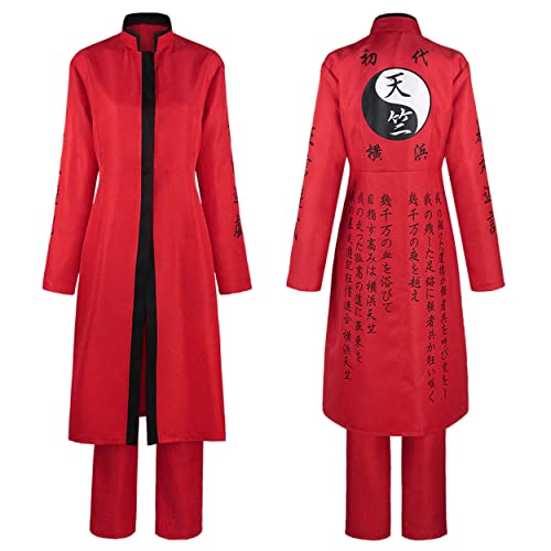 MAVNES Izana Kurokawa Cosplay Kostüm für Erwachsene rote Anime Cloak Halloween Party uniformen,Red-3XL