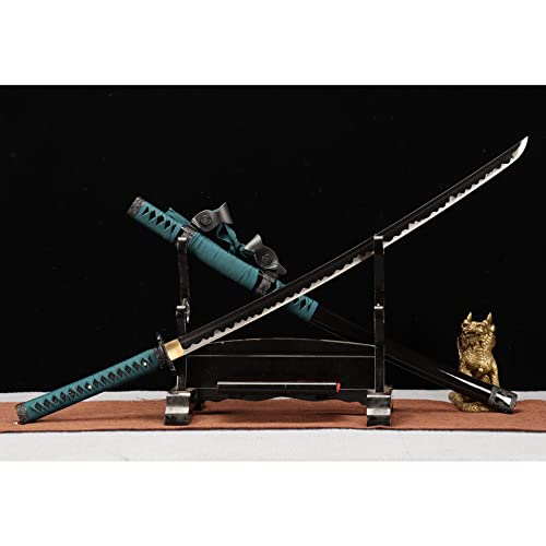 LQSMX sword echtes Katana Schwert 41in Samurai Schwert Handgeschmiedeter 1060 Stahl/scharf