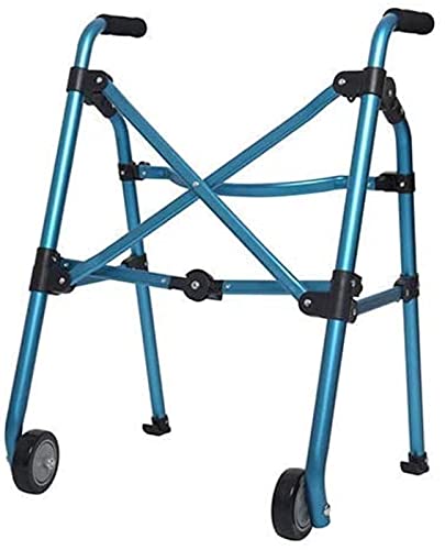 Rollator Walker für ältere Menschen, zusammenklappbar, Aluminiumlegierung, leicht, stabil, mit Rädern, höhenverstellbar, für Behinderte, Sehnsucht nach Vorwärtslaufen