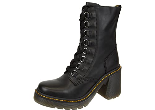 Dr. Martens Damen Chesney Mode-Stiefel, Schwarz Sendal Nappa, 41 EU