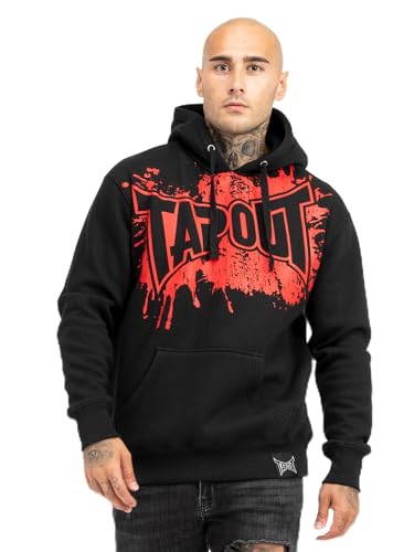 Tapout Herren Kapuzensweatshirt Normale Passform PACOMILA Black/Red M