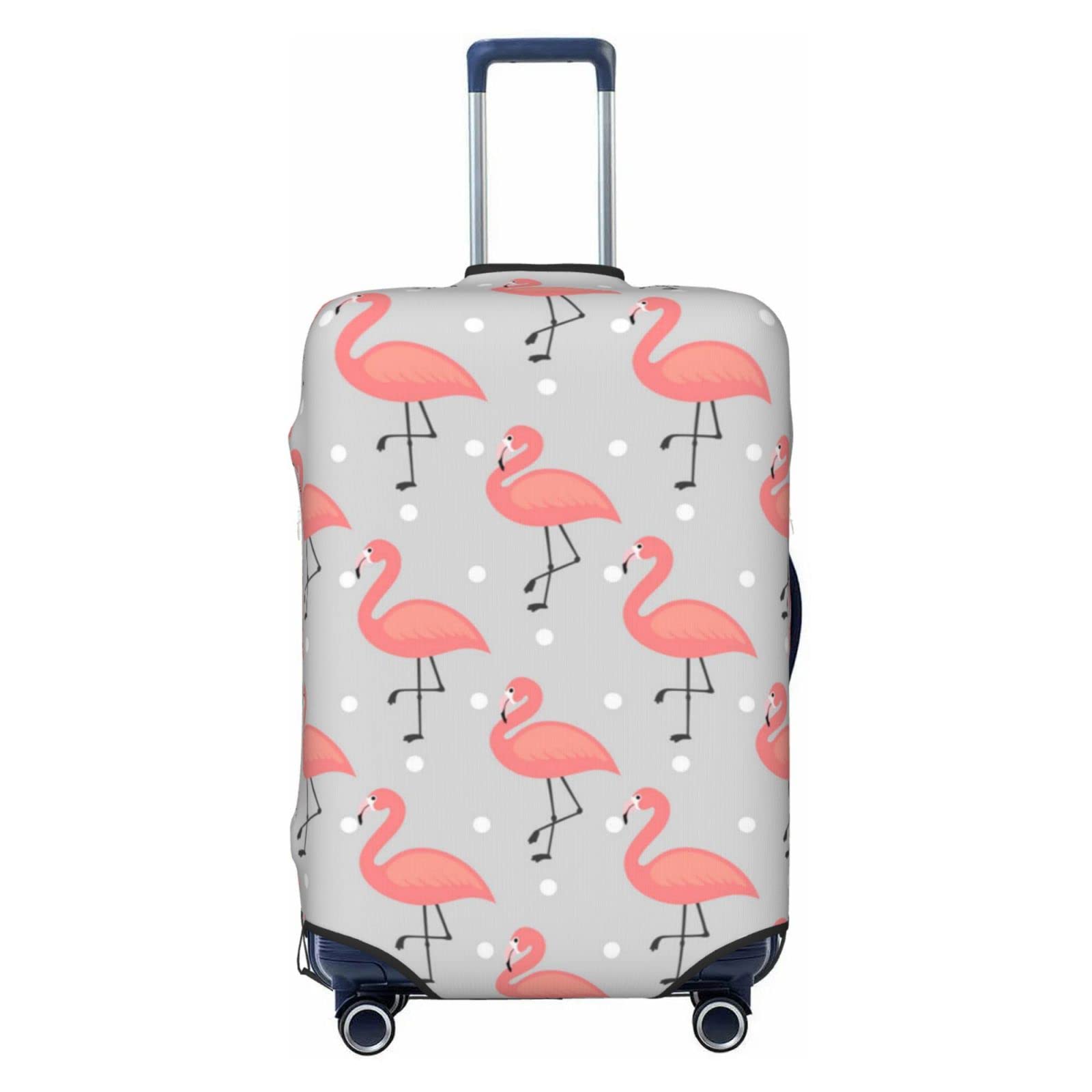 Miniks Flamingo Reisegepäckabdeckung, robuster Koffer-Schutz, passend für 45,7 - 81,3 cm große Gepäckstücke, klein, Schwarz, Small