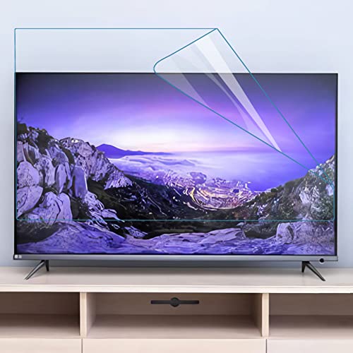 TV Entspiegelungsfolie 49-55 Zoll BlendschutzBlendschutz Tv EntspiegelungsfolieAnti-Strahlung TV-SchutzfolieEinfache Installation,Matte-55in(1221X689) mm