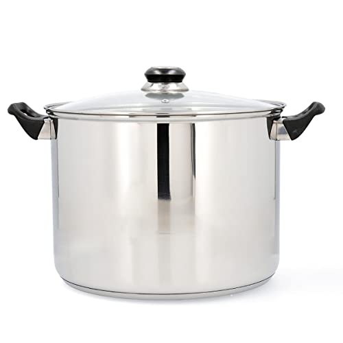 Quid 6024013 OLLA 28X21CM  INOX Kochtopf 28 x 21 cm Edelstahl Habitat QD, bunt