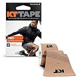 KT TAPE Pro, Vorgeschnittene, 20 Streifen, Synthetisch, Beige