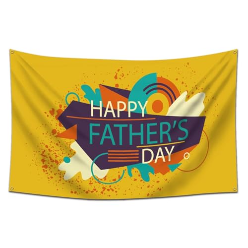 Flagge Father's Day, Waschbar Flagge, Flagge(Multicolor 8)