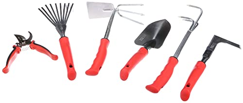 SIXTOL Garden Set 6 | Sechsteilige Gartengeräte Set für die schonende Pflege von Beeten oder Pflanzen im Garden