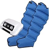 Beine Massagegerät,Luftkompressions-Beinmassagegerät Ganzkörper-Pressotherapie-Ausrüstung,Bein-Arm-Taillen-Massagegerät Kompressionsstiefel Maschine Lindern Sie Schmerzen Ermü(Color:2 Leg And Machine)