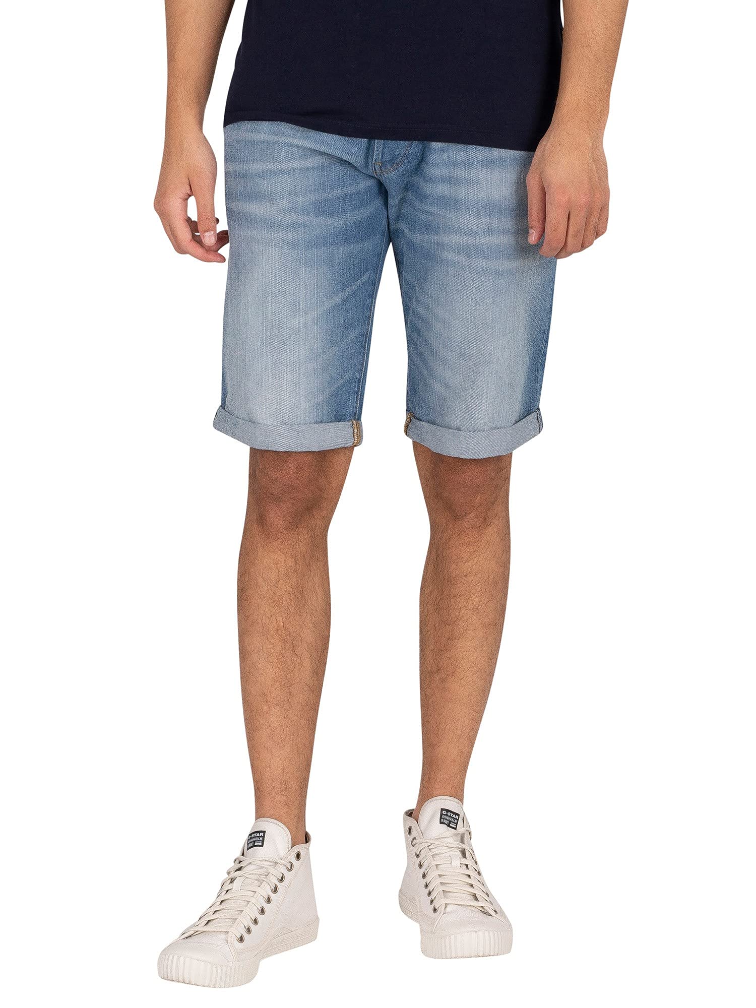 G-STAR RAW Herren 3301 Short, Blau (lt aged D07432-8973-424), 30