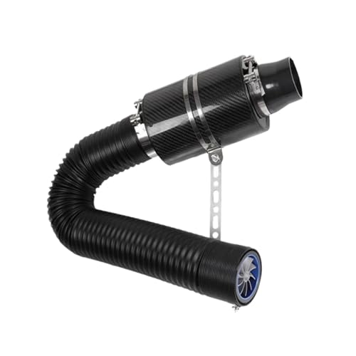 Induktion Schlauch Kit Universal Für Alle Autos 3 Zoll Luftfilter Airbox Sport Luftfilter Cold Air Intake Induktionsschlauch Set Mit Lüfter Auto Luftansaug