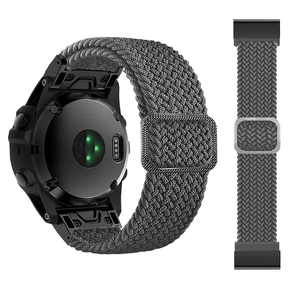 NEYENS Nylon-Armband für Garmin Enduro Watch Fenix 7X 7 6 6X Pro 5X Plus/TACTIX DELTA/MK2i/Forerunner 945, 26 mm, 22 mm, For Epix, Achat