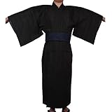 Herren japanischer Yukata japanischer Kimono Home Robe Pyjama Morgenmantel # 06