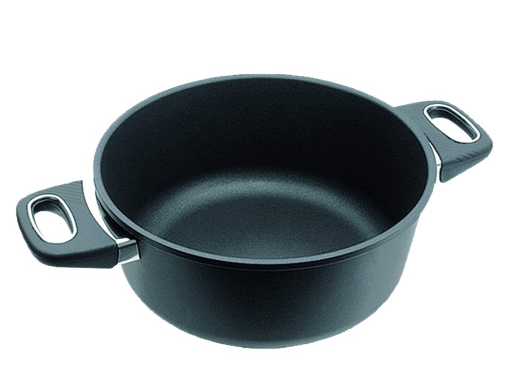 Original Gundel GUSS-BRATEN-TOPF INDUKTION, Ø 26 cm, Höhe 10,5 cm, BIOTAN-Oberfläche, backofenfeste Griffe