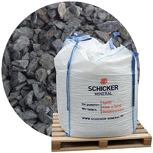 Schicker Mineral Diabas Pflastersplitt grau 2-5 mm 1000 kg Big Bag für eine stabile, drainagefähige und witterungsbeständige Pflasterbettung