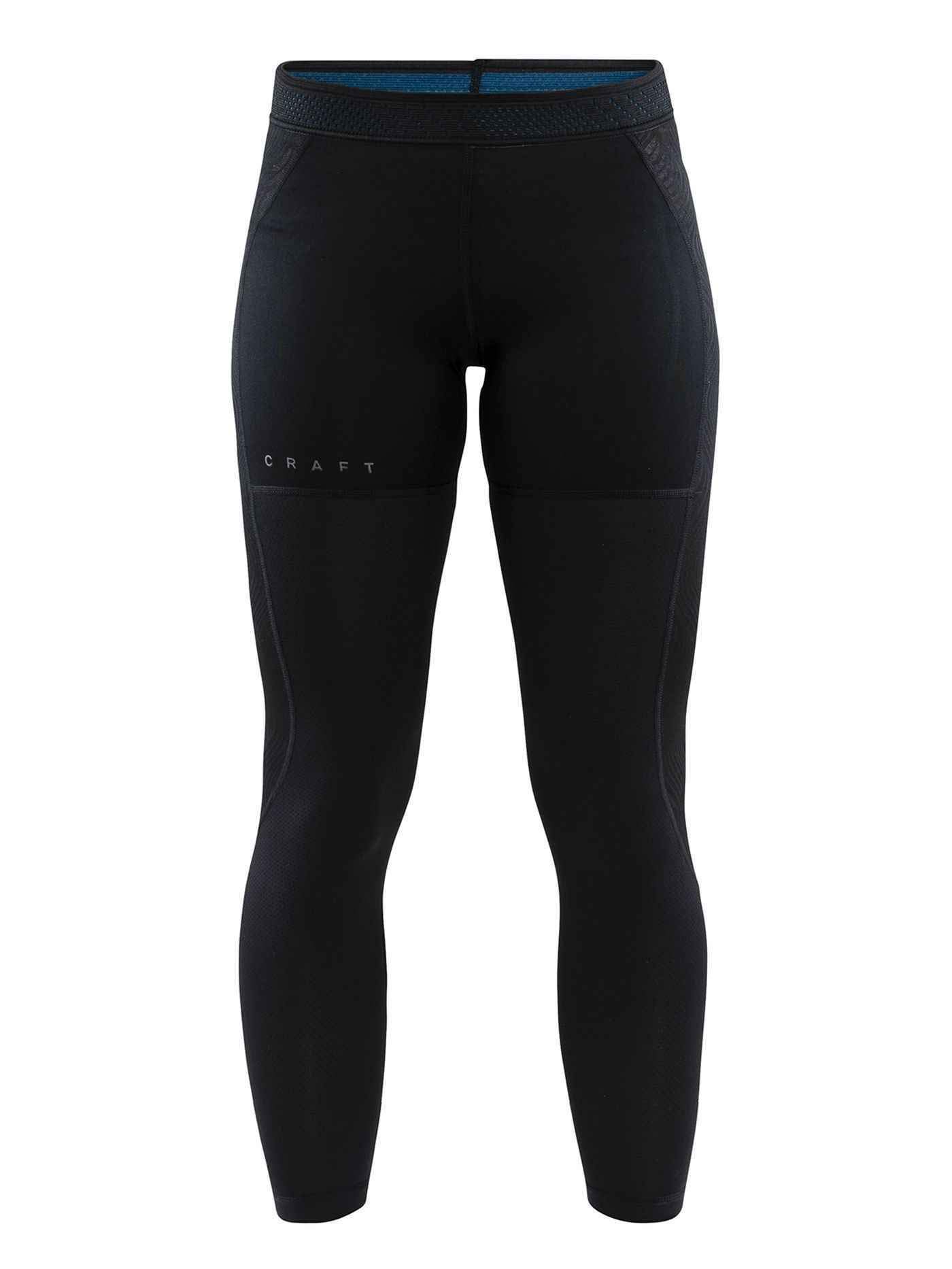 Craft Damen Charge Mesh Tight-Schwarz, Silber Hosen, XL