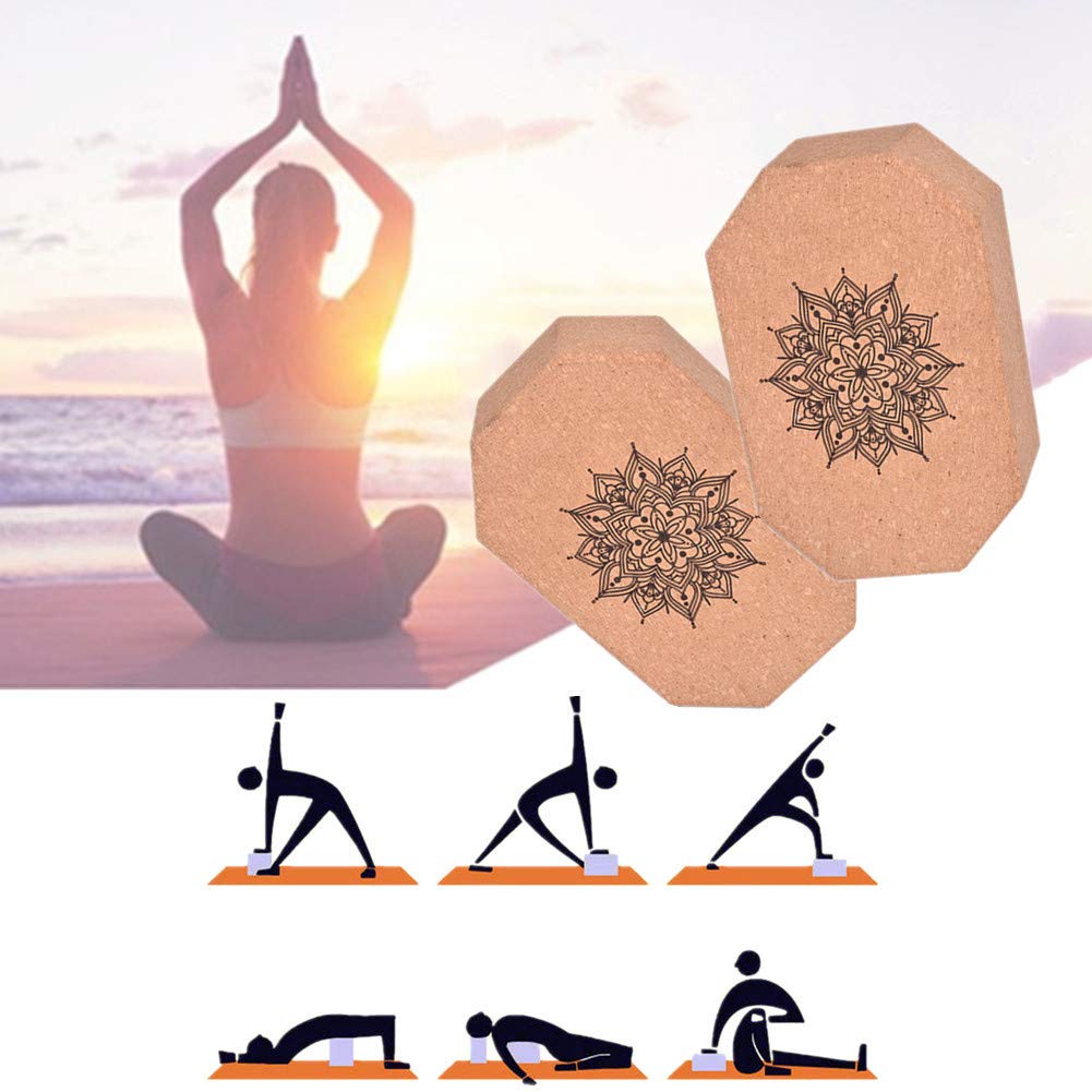 Rysmliuhan Shop Yoga Blöcke Yoga Klotz Yoga Block Set Schaumblöcke Yoga Set Yoga-Unterstützungsblöcke Yoga-Blöcke Pilates Kopfblock Yoga Starter Kit Pilates-Blöcke style4,2pcs