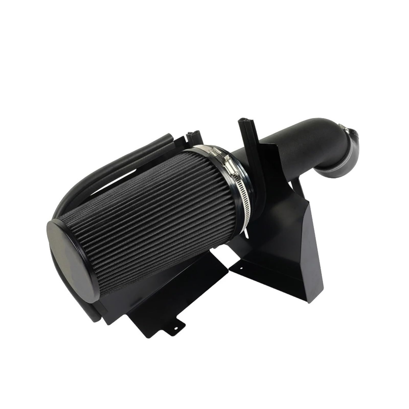 Induktion Schlauch Kit Für Cadillac Für Escalade 5,3 L/6,0 L V8 Motor 2002 2003 2004 2005 2006 4 "Cold Air Intake System Mit Hitzeschild 4 Zoll Air Fitler Kit Auto Luftansaug(B Black)