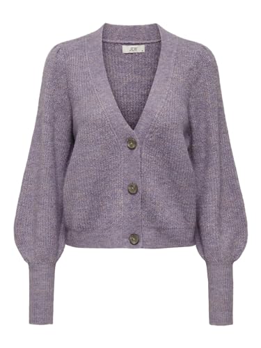 JACQUELINE de YONG Female Strickjacke Rippdesign MLavender Gray