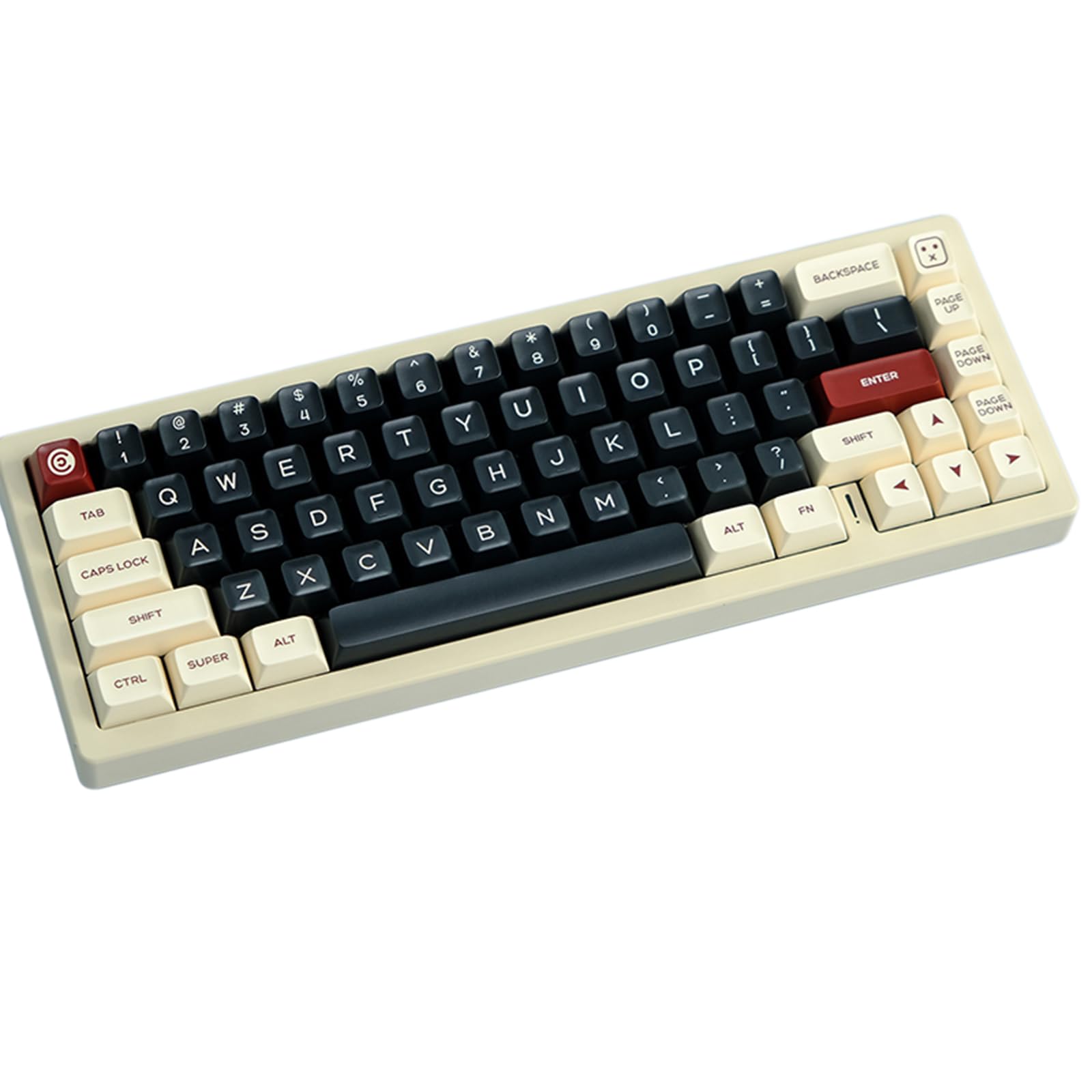 Bow-Tastenkappen-Set PBT Double Shot Keycaps, Profil-Tastenkappen-Set für mechanische Tastaturschalter, 64, 68, 96, 980, 104, 160 Tasten, Tastenkappen-Set