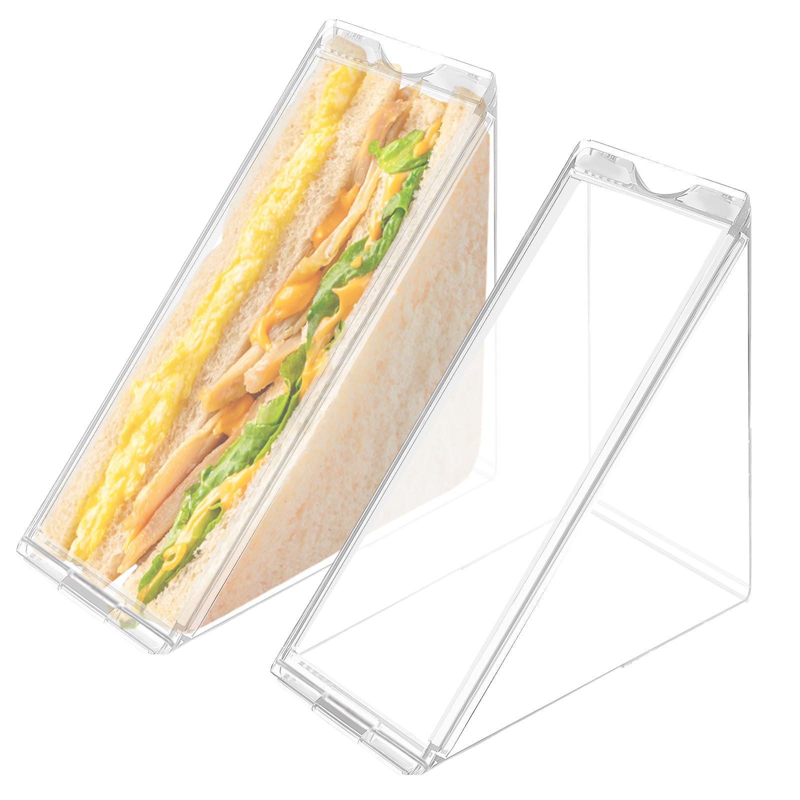 2 Stück Multifunktionale Sandwich-Aufbewahrungstasche, verschließbare Lunchbox, Sandwich-Etui, Outdoor-Reise-Enthusiasten