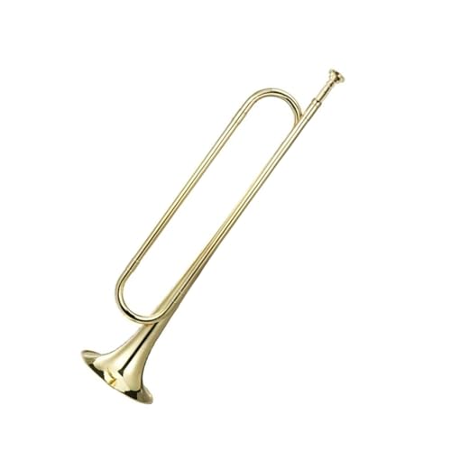 Standard Trompete Spanisches Horn- Blechbläser- Orchesterhorn- und Mundstückinstrument für Anfänger