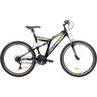 F.lli Schiano Stier Mountainbike, Schwarz/Gelb, 26