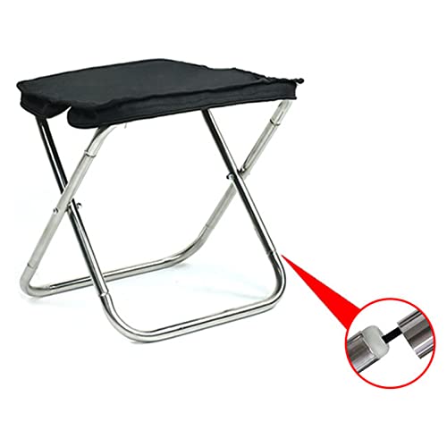 bnsggl Tragbarer Ultraleichter Faltbarer Hocker Outdoor Klappstuhl Für Camping Wandern Reisen Strand Garten Picknick Angeln