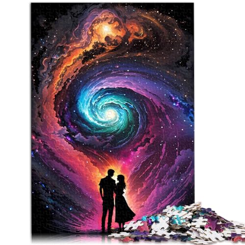 Puzzles für Endless Love Space Puzzles für Erwachsene 1000 Puzzles Holzpuzzles Spielzeugpuzzles Lernspiele Stressabbau-Puzzles 1000 Teile (50 x 75 cm)