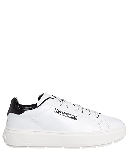 Love Moschino Damen Ja15374g1hia110a Sneaker, Bianco, 39 EU