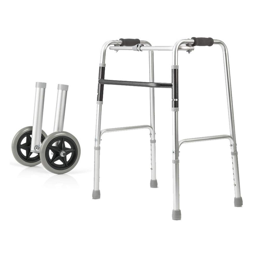 Verlassen Sie sich auf den Gehwagen für Senioren, Rollator, Gehhilfe für ältere Menschen, Gehhilfe für die unteren Gliedmaßen, Aluminiumlegierung. Leicht und leicht zu tragen Comfortable anniversary