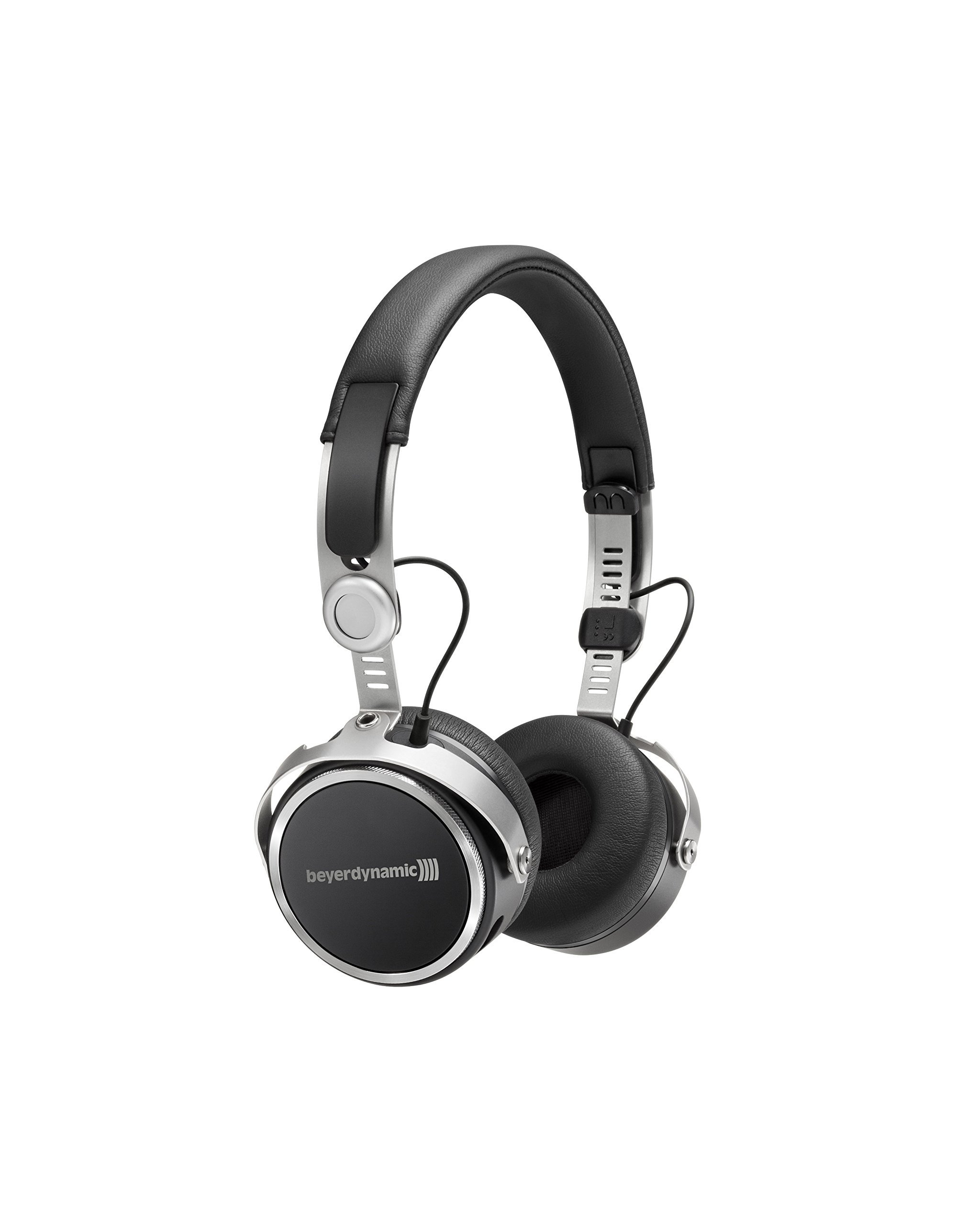 Beyerdynamic 717440 Aventho wireless on-Ear-Kopfhörer mit Klang-Personalisierung in schwarz. 30 Stunden Akkulaufzeit, Bluetooth kabellos, MIY App, Mikrofon , 15,5 x 7 x 17,8 cm