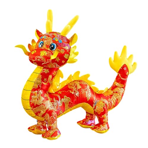 Aurgiarme Plüschtier Neujahrs Cartoon Kuscheltiere Spielzeug Chinesische Tierkreiszeichen Drachenpuppen Von Der Chinesischen Kultur Inspiriertes Ornament