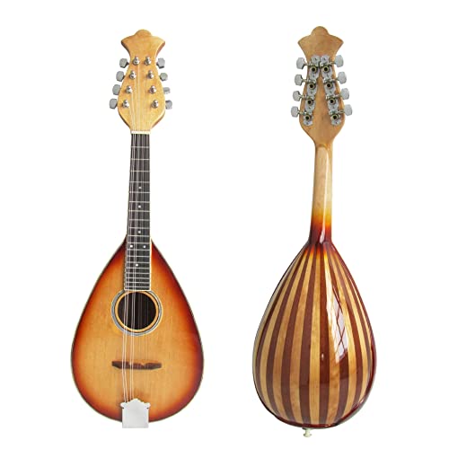 Mandolinen-Instrument Treble Mandoline 8-saitige Mandoline Mit Lederetui