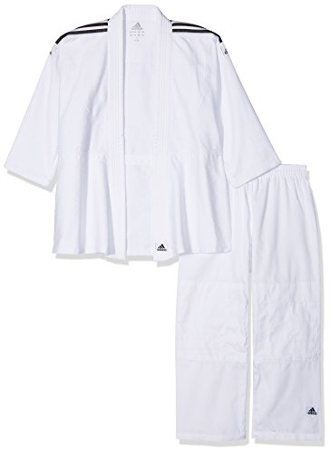 adidas Anzug Judo Uniform Club, brilliant Black/white, 160, J350