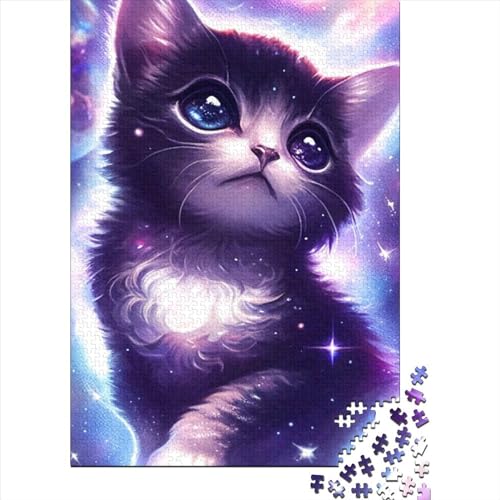 Arts Cats für Erwachsene,1000-teiliges Puzzle,Geschenke für Erwachsene,1000-teiliges Puzzle,Puzzle für Erwachsene,Geschenke zum Entspannen,intellektuelles Lernspielzeug (Größe 29,53x19,69 Zoll)