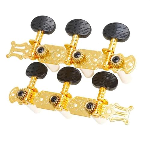 Strings Tuning Pegs Mechaniken Für Gitarre 2 PCS Stimmschlüssel für klassische Gitarre, klassische Folk-Gitarrensaiten-Stimmstifte, Tuner-Teile