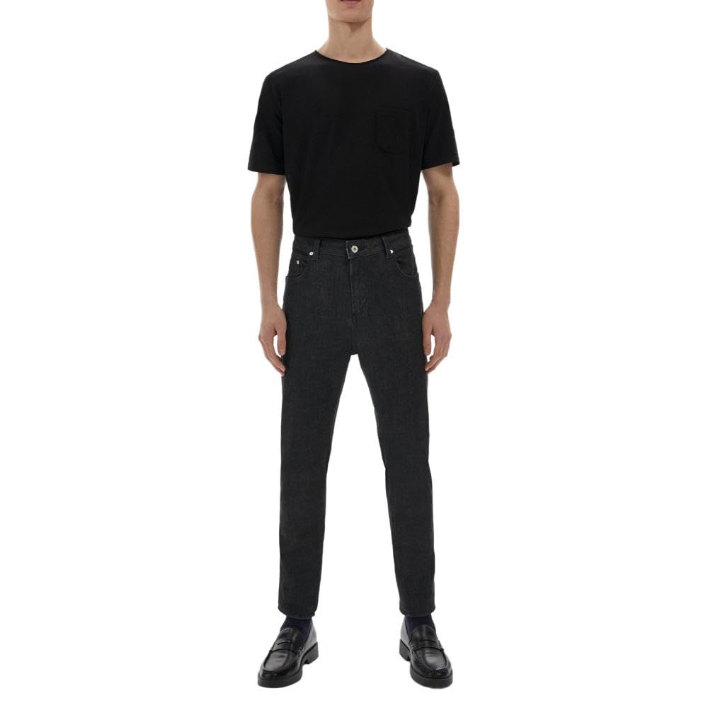 LTB Jeans Herren Jeans Reeves Schlank aus Baumwollmischung Tapered Denim mit Mittlere Taille in Schwarz