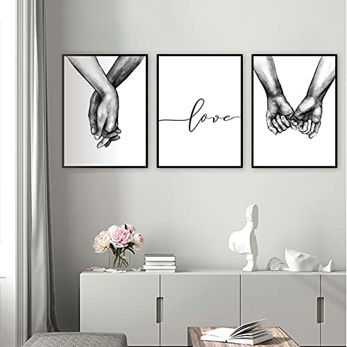 Poster Set Wandbilder, 3 Stück Nordic Premium Poster Wandkunst Set, Ohne Rahmen, für Wohnzimmer, Schlafzimmer, Wohnzimmer, Dekoration