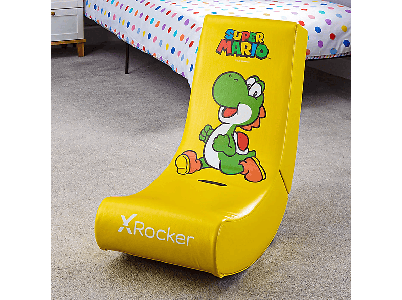 XROCKER X-ROCKER - OFFIZIELLER SUPER MARIO VIDEO ROCKER SPIELESESSEL YOSHI JOY EDITION