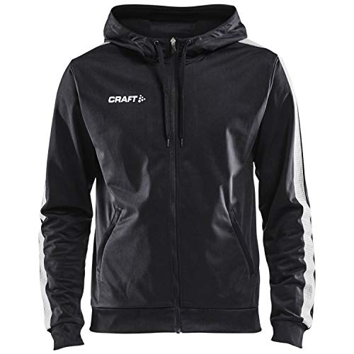 Craft Herren Kapuzenjacke Pro Control Hood Jacket 1906716 Black/White XL